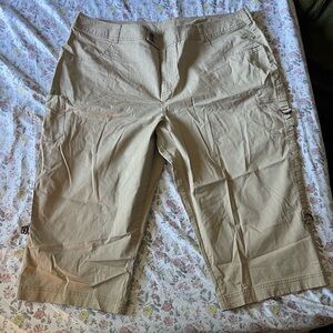 Catherines Tan Capris for Women